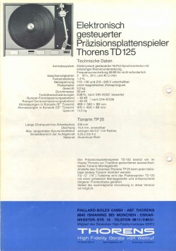 Originalprospekt TD 125 Originalprospekt TD 125, Seite 4