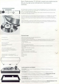Originalprospekt TD 125 Mk. II Originalprospekt TD 125 Mk. II, Seite 2
