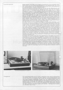 Test TD 125 Mk. II / TD 160 fonoforum Test TD 125 Mk. II / TD 160 fonoforum, Seite 2