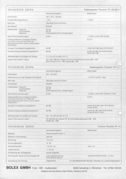 Test TD 125 Mk. II / TD 160 fonoforum Test TD 125 Mk. II / TD 160 fonoforum, Seite 4