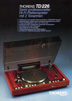 Thorens TD 226 Prospekt Thorens TD 226, Seite 1