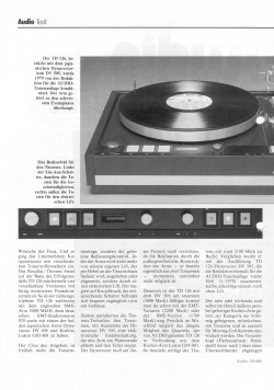 Thorens TD 126, Audio Test Audio Test, TD 126 mit Koshin-Arm, Seite 2
